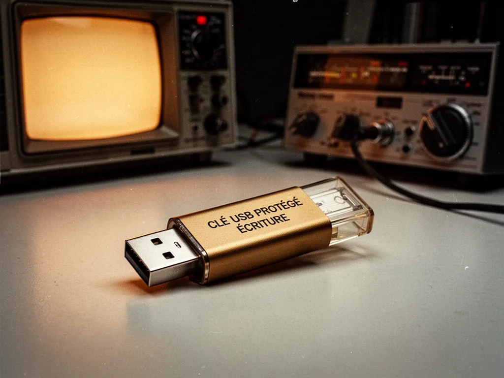 Clé USB protégée en écriture : comment débloquer une clé verrouillée