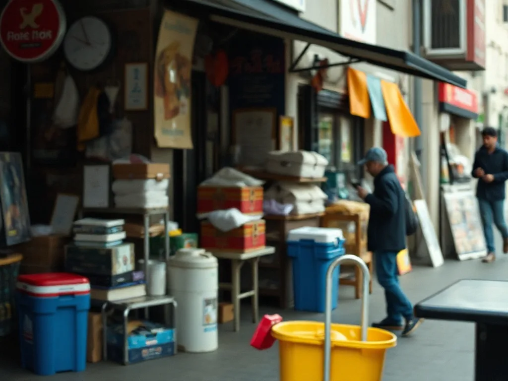 Interface d'un site de streaming avec des vignettes de films et une barre de recherche, ouverte dans un navigateur sur un écran d'ordinateur portable