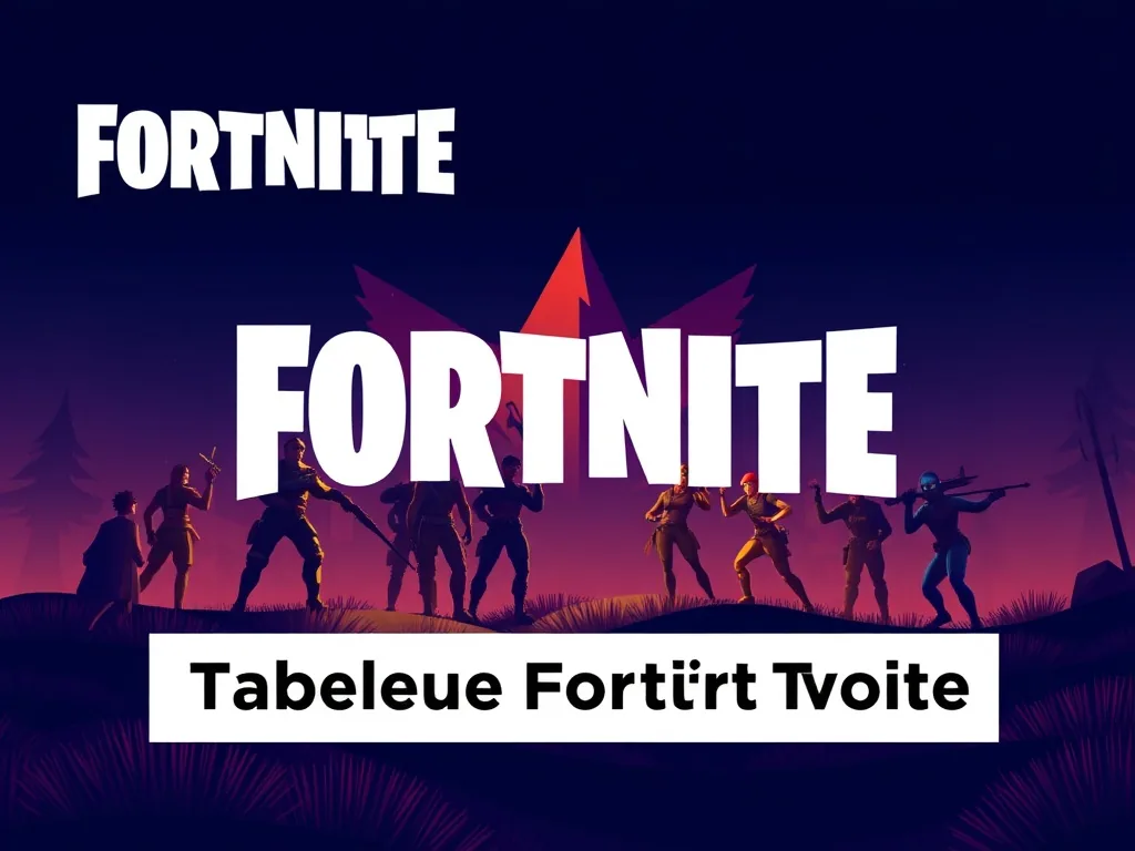 Un tableau Fortnite sur toile tendue représentant plusieurs skins emblématiques, fixé au mur d'un salon contemporain aux tons neutres