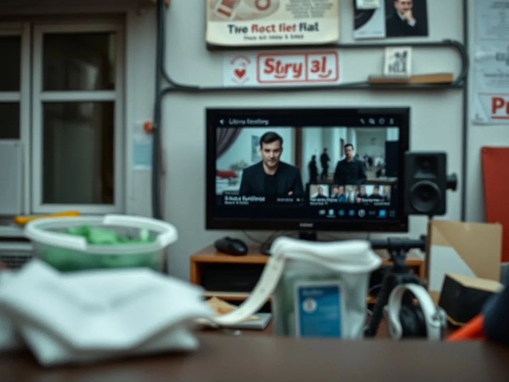Un écran d'ordinateur affichant une interface de streaming avec des pochettes de films