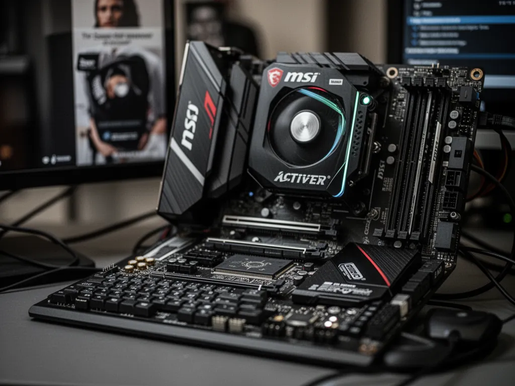 Capture d’écran du BIOS MSI en mode EZ montrant l’option XMP Profile avec la fréquence mémoire à 6000 MHz et le bouton activé en évidence.